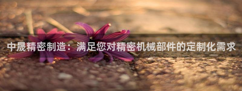 彩神viii下载安卓：中晟精密制造：满足您对精密机械部件的定制化需求