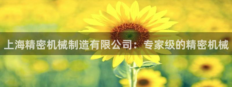 彩神平台注册登录：上海精密机械制造有限公司：专家级的精密机械