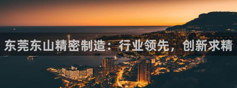 彩神vll首页企业文化：东莞东山精密制造：行业领先，创新求精