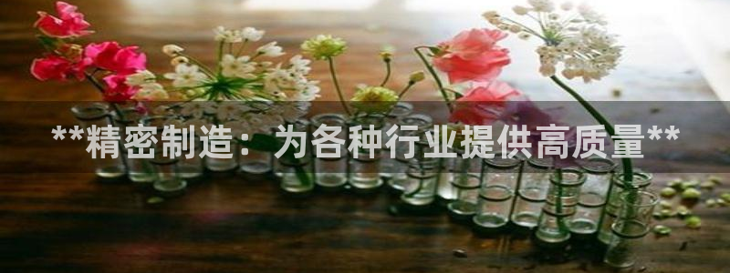 彩神v8下载：**精密制造：为各种行业提供高质量**