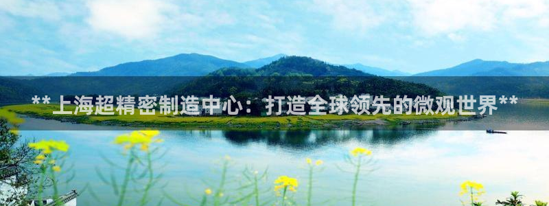 彩神v8手机客户端在哪：**上海超精密制造中心：打造全球领先的微观世界**