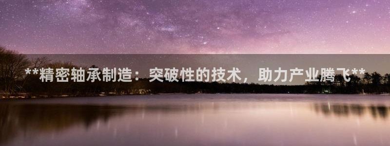 彩神购彩购彩大厅入口v：**精密轴承制造：突破性的技术，助力产业腾飞**