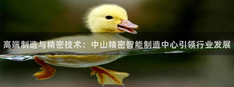 彩神可以提现吗：高端制造与精密技术：中山精密智能制造中心引领行业发展