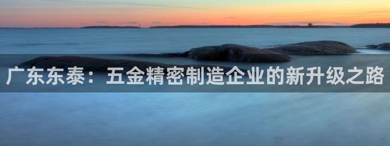 彩神v8app：广东东泰：五金精密制造企业的新升级之路