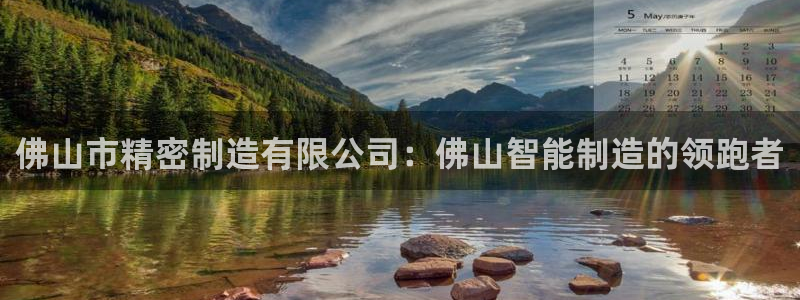 彩神iv能赚钱吗：佛山市精密制造有限公司：佛山智能制造的领跑者